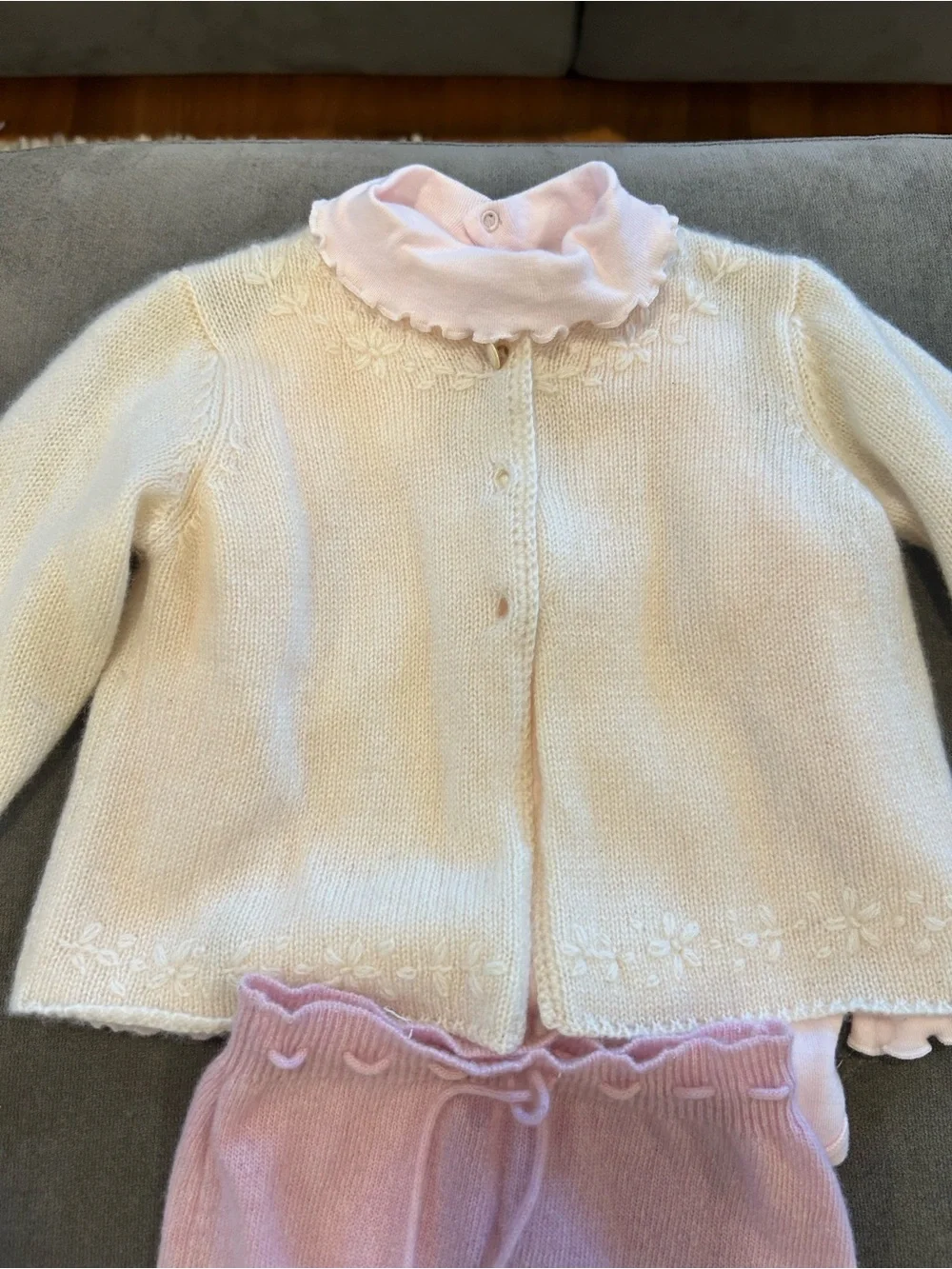 Fleurisse Kids Cardigan and Legging Set, Bodysuit 18-24 Months